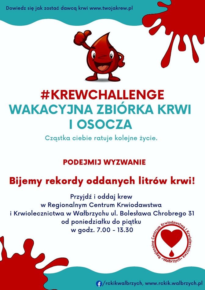 Wałbrzych/REGION: Zapasy krwi maleją...