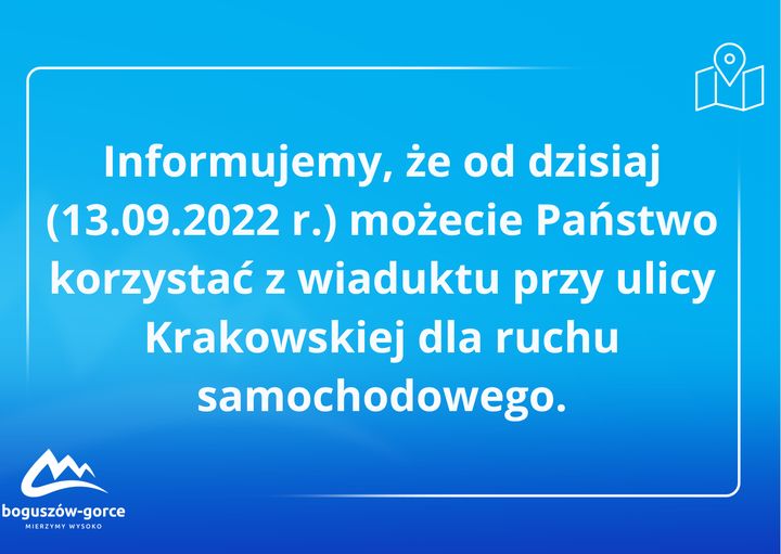 Wałbrzych/Boguszów-Gorce: Wiadukt otwarty dla kierowców