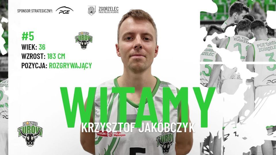 Wałbrzych/Kraj: Jakóbczyk oficjalnie w Turowie