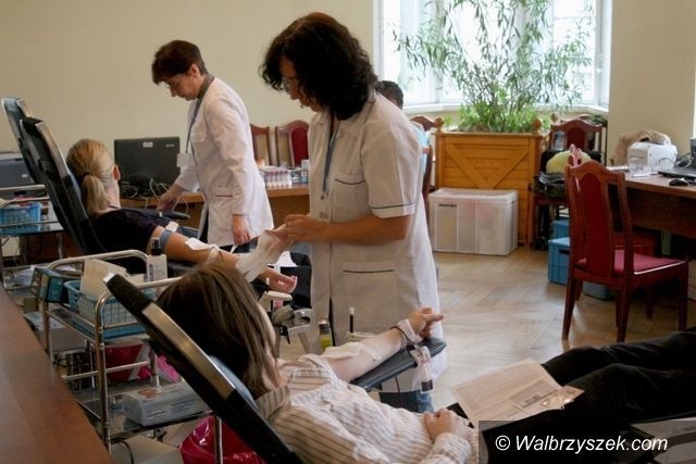 Wałbrzych/REGION: Maleją rezerwy krwi