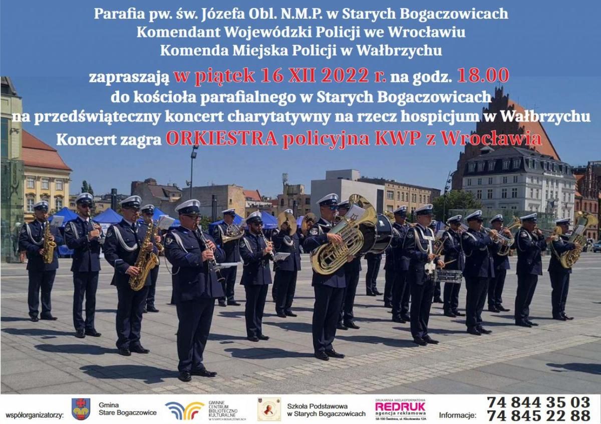 REGION, Stare Bogaczowice: Zagra policyjna orkiestra
