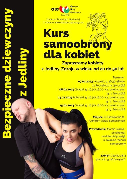 REGION, Jedlina-Zdrój: Będą uczyć samoobrony