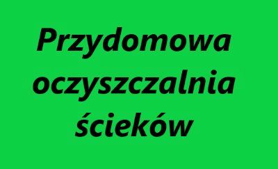 REGION, Stare Bogaczowice: Dotacje na przydomowe oczyszczalnie
