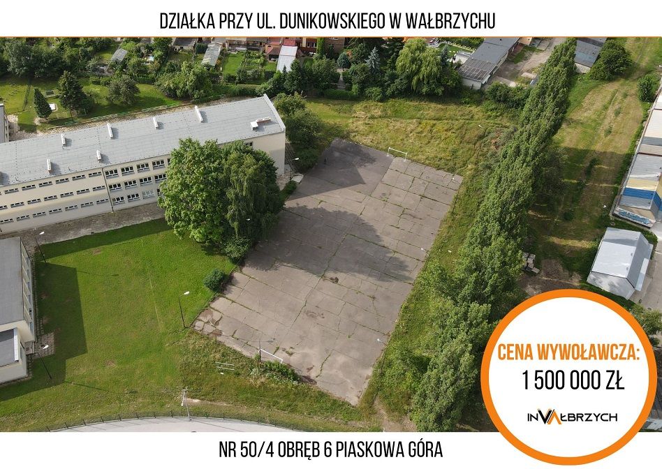 Wałbrzych: Czy uda się sprzedać działkę po dawnym placu sportowym?