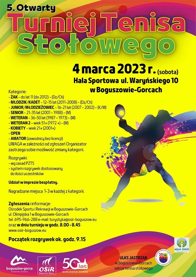 Boguszów-Gorce: Tenisowy turniej