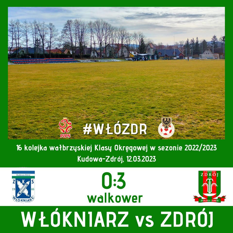 Jedlina-Zdrój: Zdrój wygrał walkowerem