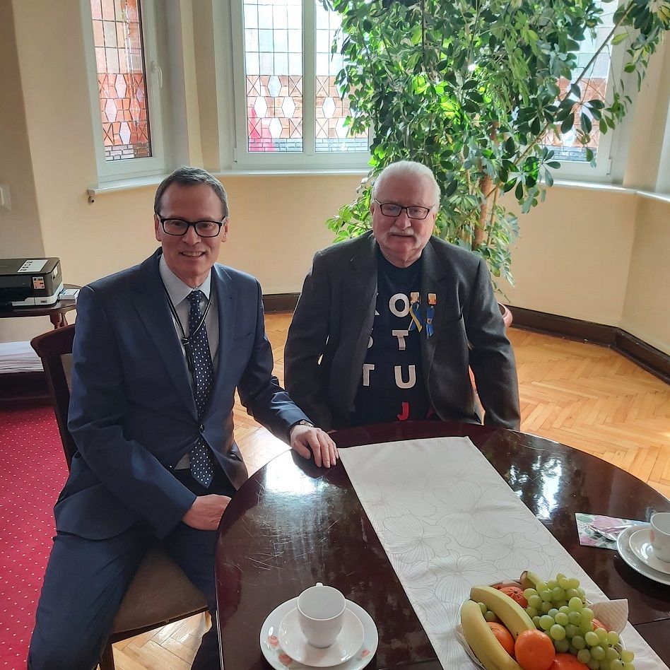 Wałbrzych: Wizyta Lecha Wałęsy w Wałbrzychu