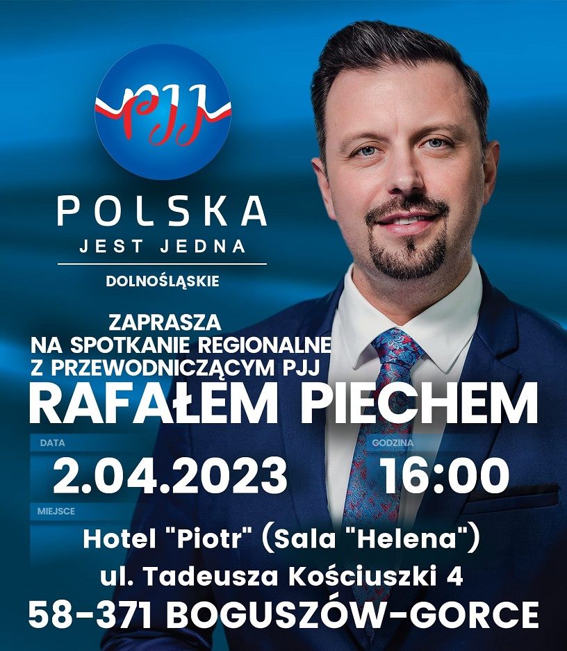 REGION, Boguszów-Gorce: Spotkanie z Rafałem Piechem