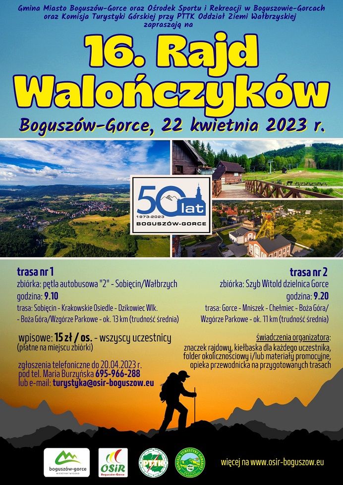 REGION, Boguszów-Gorce: Kolejny Rajd Walończyków