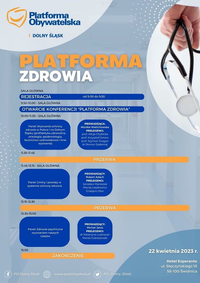 REGION: PO o zdrowiu