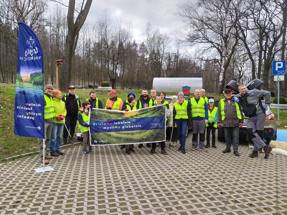 Wałbrzych/Szczawno-Zdrój: Posprzątali Barbarkę, czas na nasyp