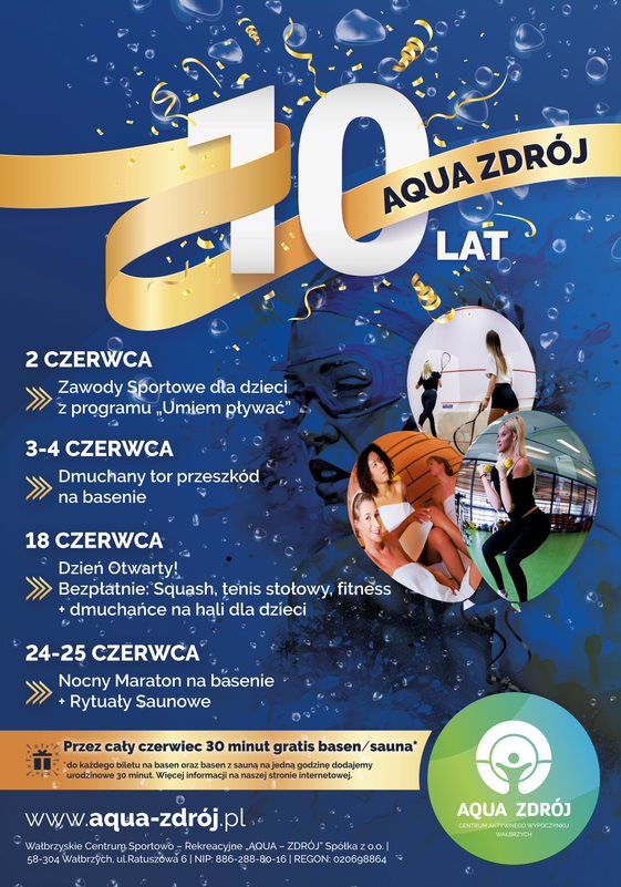 Wałbrzych: Aqua Zdrój ma 10 lat