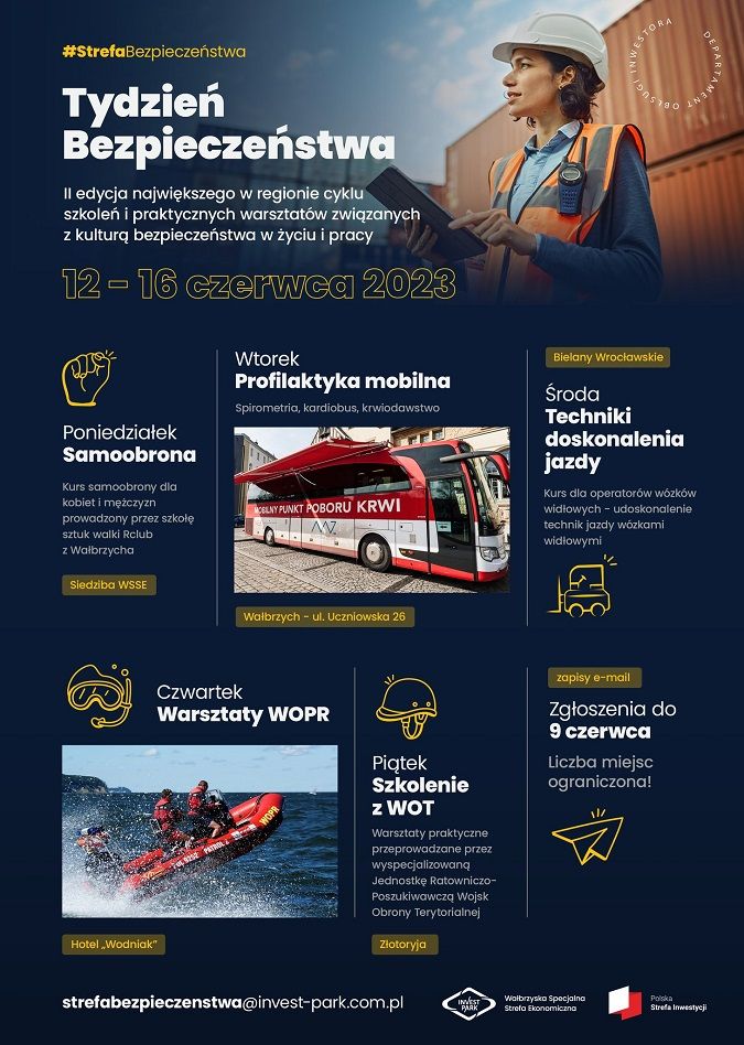 Wałbrzych/Kraj: Tydzień bezpieczeństwa z WSSE