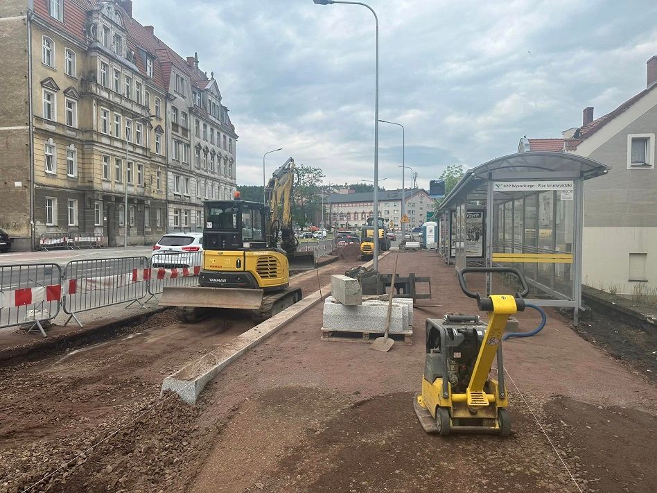 Wałbrzych: Zmiany na Grunwaldzkim