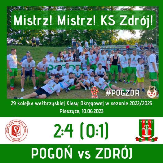 REGION: Zdrój w IV lidze!