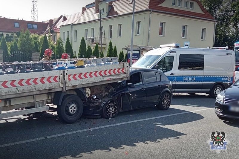 Wałbrzych: Kolizja przed przejściem