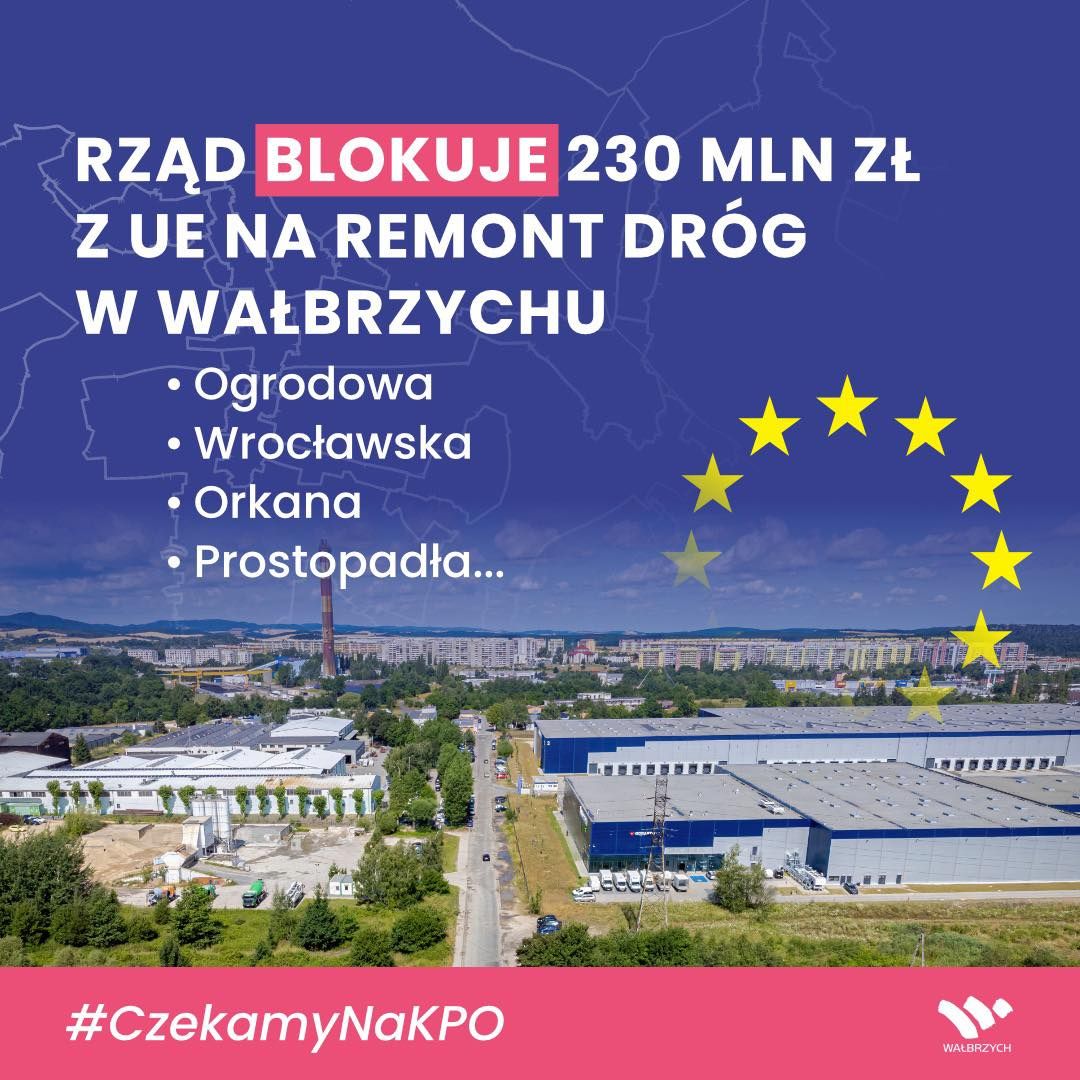 Wałbrzych: Kilka ulic czeka na przebudowę