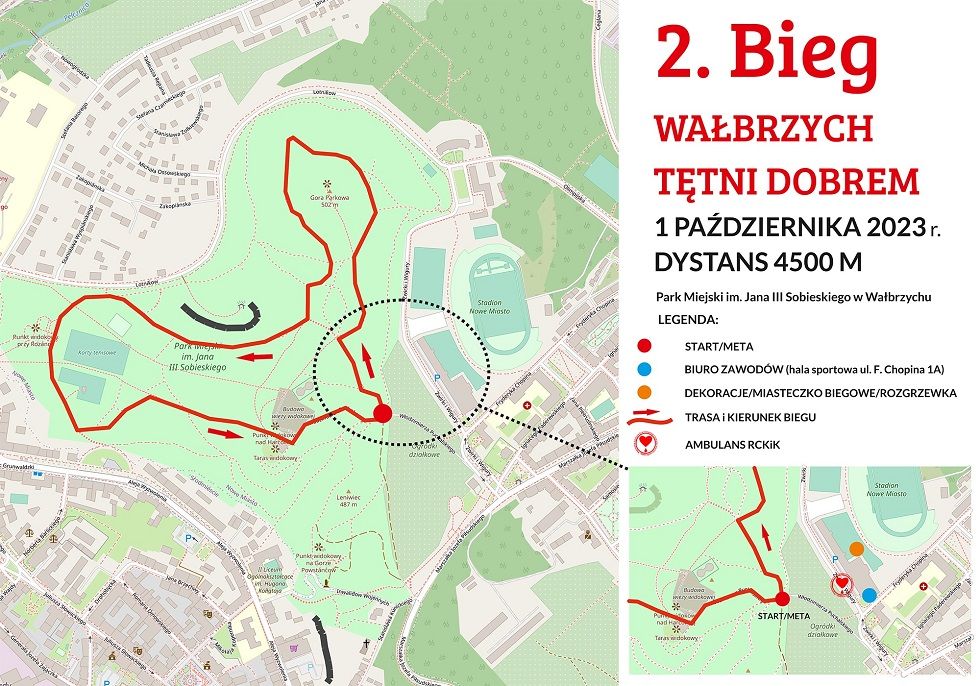 Wałbrzych: Bieg tętniący życiem