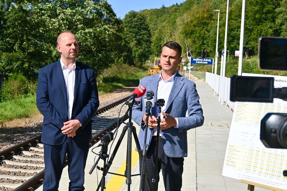 REGION, Jedlina-Zdrój: Pociągi znów w Jedlinie