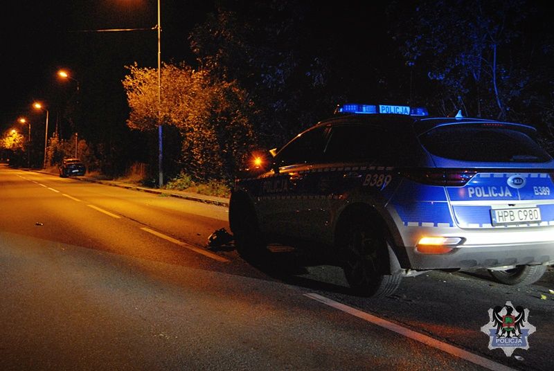 REGION, Jedlina-Zdrój/Boguszów-Gorce: Rozbity radiowóz
