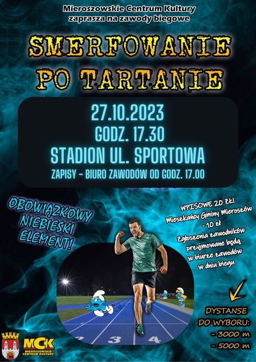 Mieroszów: Bieganie na niebiesko