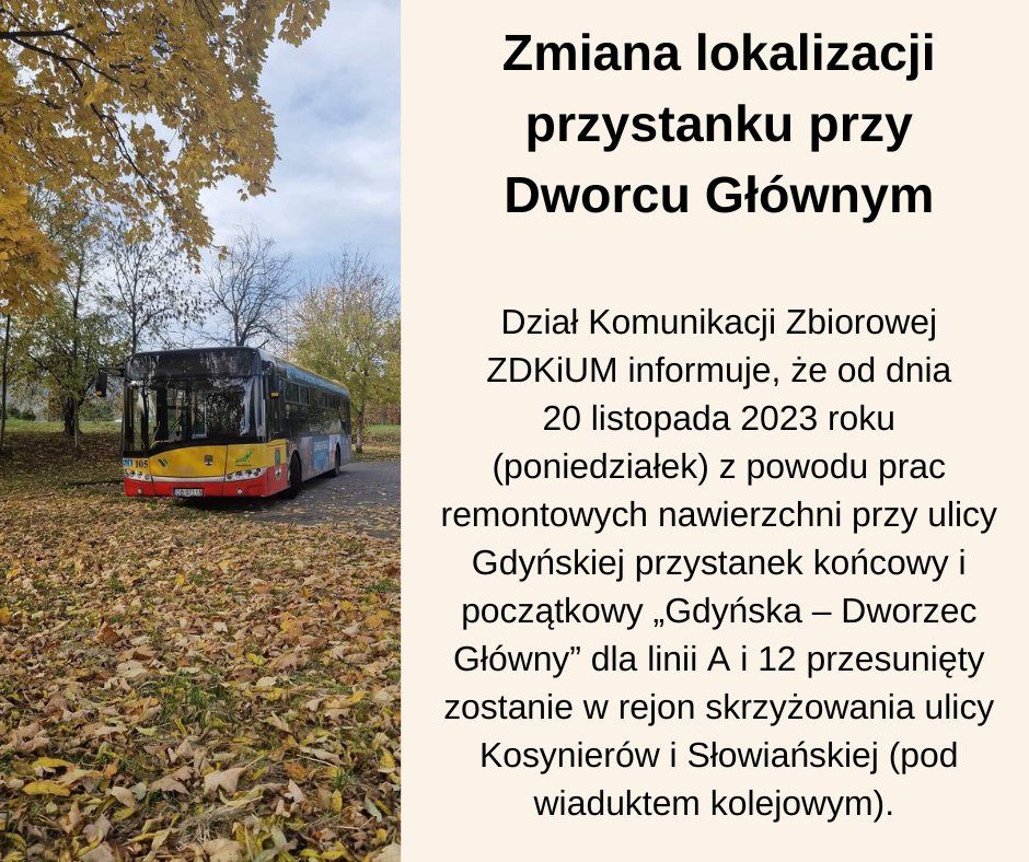 Wałbrzych: Przesunięty przystanek