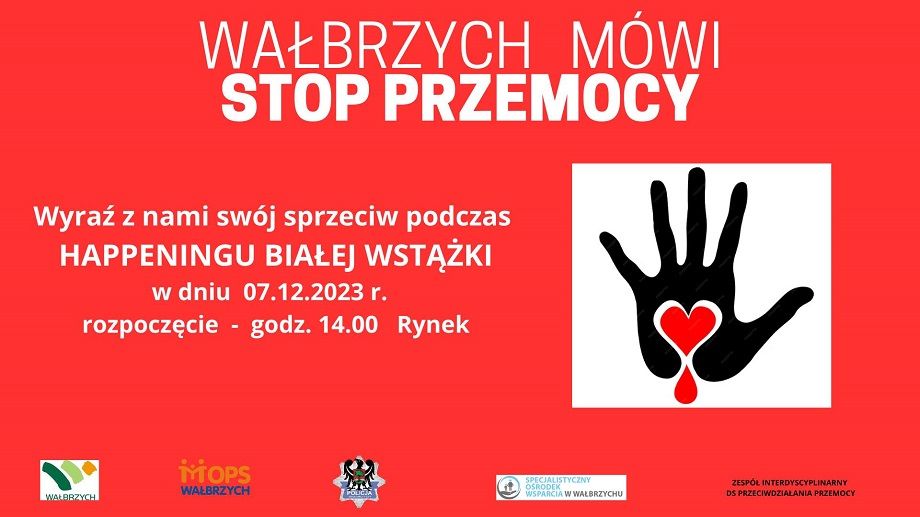 Wałbrzych: Happening przeciw przemocy