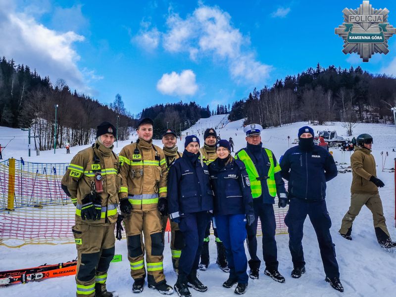 REGION: Policjanci na stoku