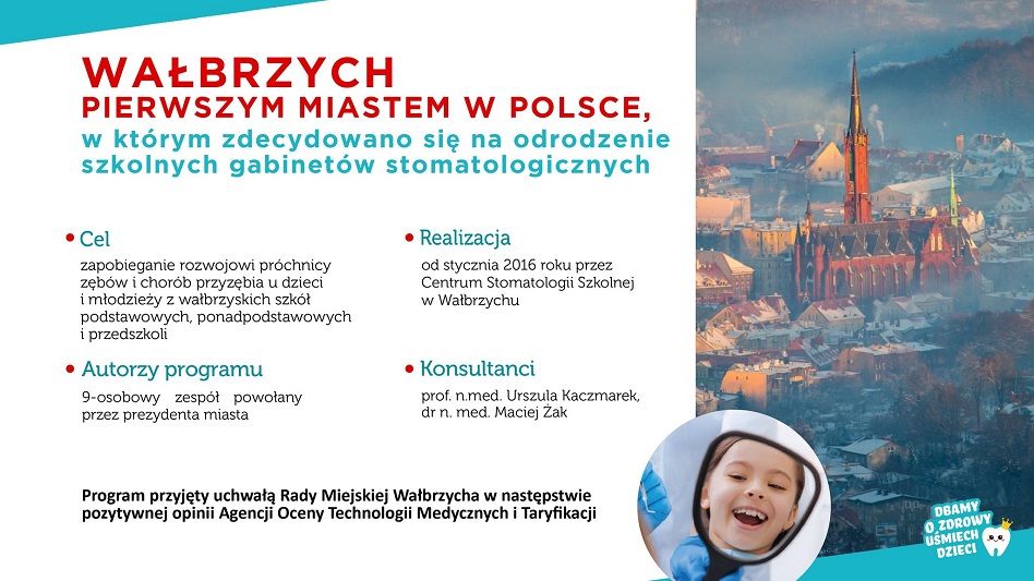 Wałbrzych: Dzieci z Wałbrzycha mają zdrowsze zęby