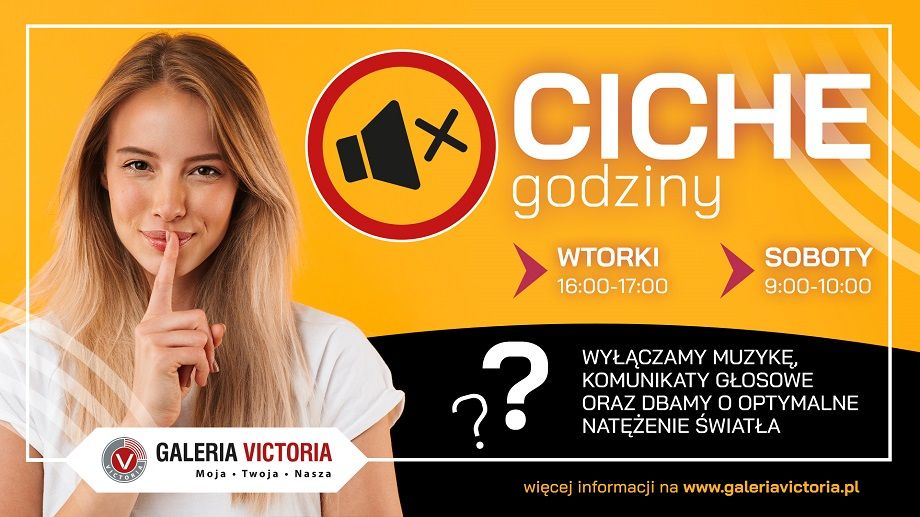 Wałbrzych: Galeria Victoria wprowadza "Ciche Godziny" dla osób z autyzmem