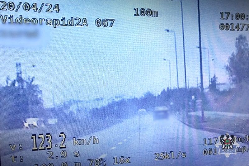 Wałbrzych: O 73 km/h za szybko