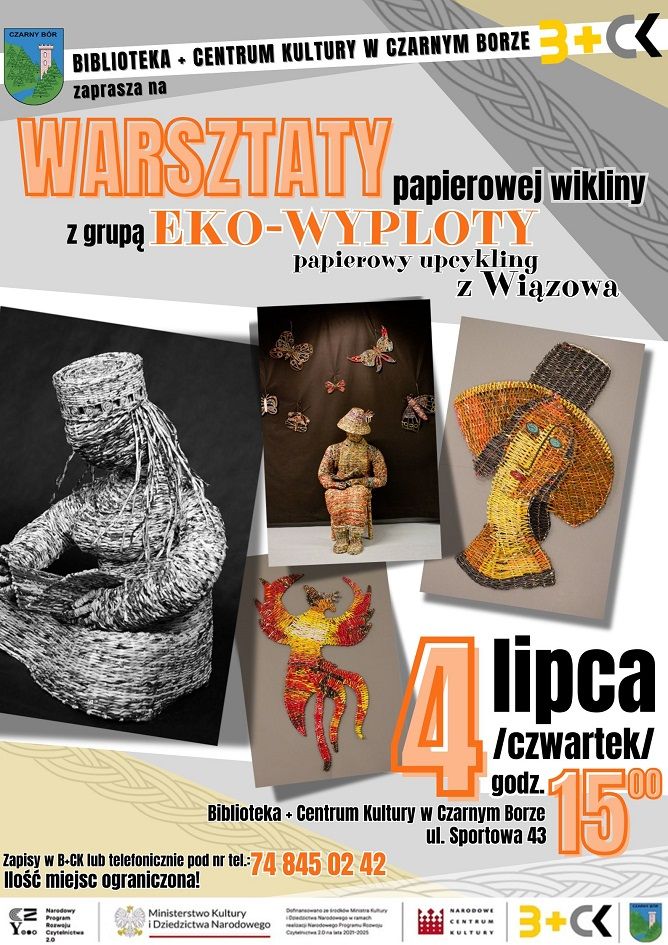REGION, Czarny Bór: Warsztaty wikliniarskie i finisaż wystawy
