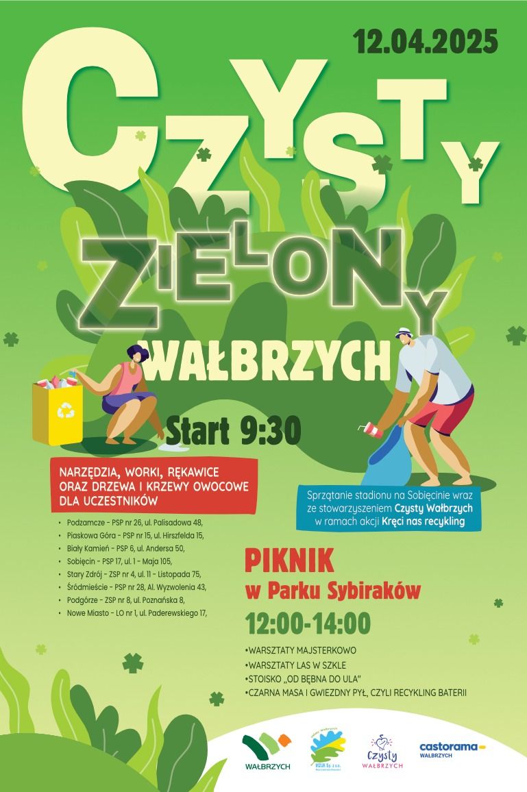 Wałbrzych: Kolejna akcja sprzątania miasta
