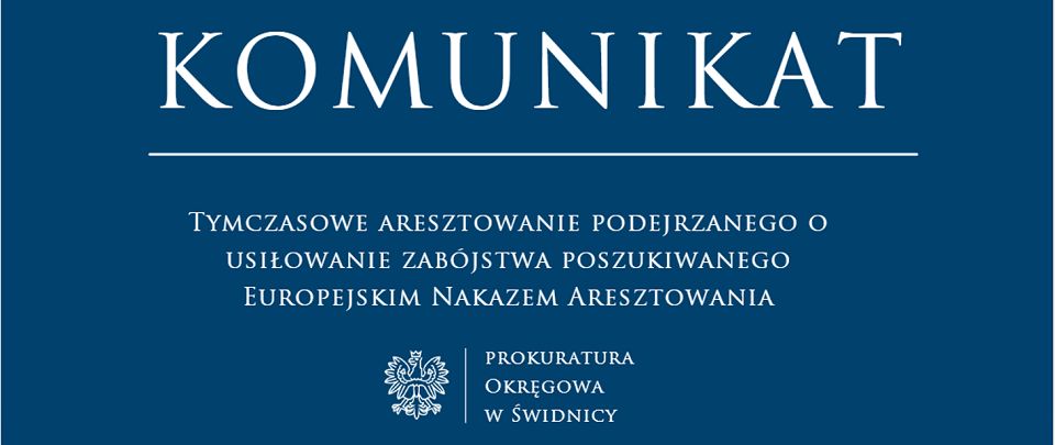 REGION: Podejrzany o zabójstwo zatrzymany u nas