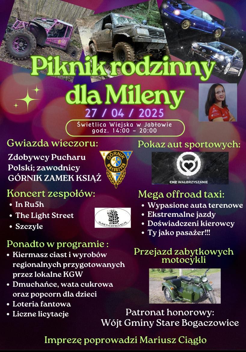 REGION, Jabłów: Zagrajmy razem dla Mileny!