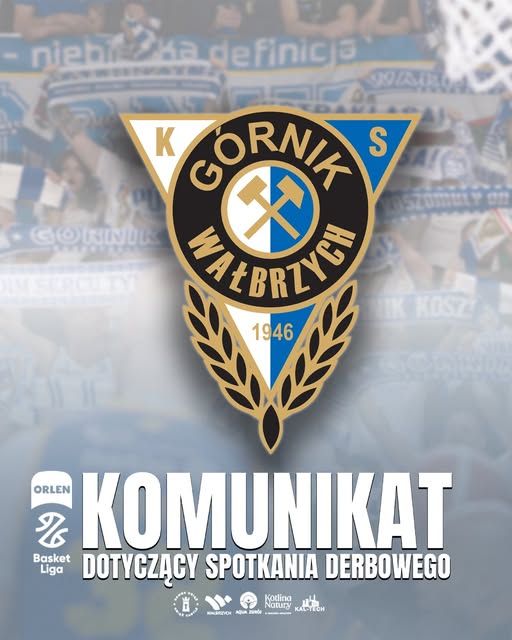 Wałbrzych/REGION: Kibice Górnika nie wejdą na halę