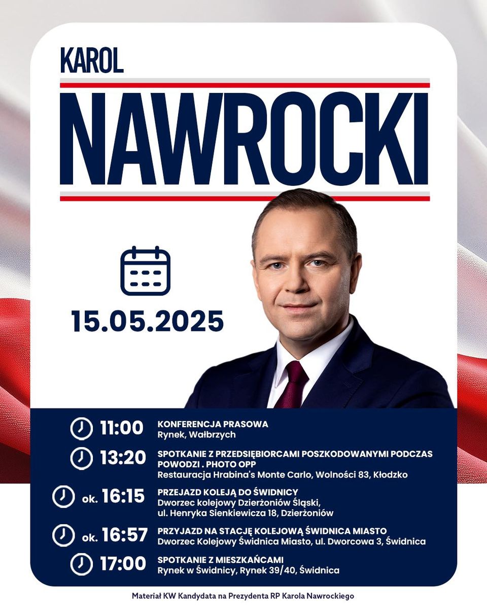 Wałbrzych/REGION: Wizyta Karola Nawrockiego