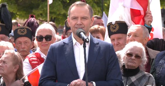 Wałbrzych: Karol Nawrocki odwiedził Wałbrzych