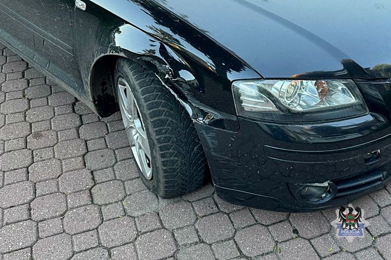 REGION, Szczawno-Zdrój: Zahaczył latarnię i słupek