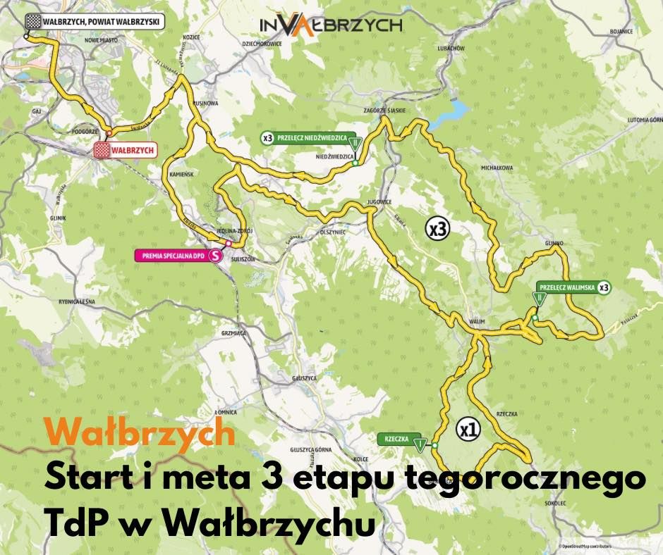 Wałbrzych/Kraj: Tour de Pologne 2025 w Wałbrzychu