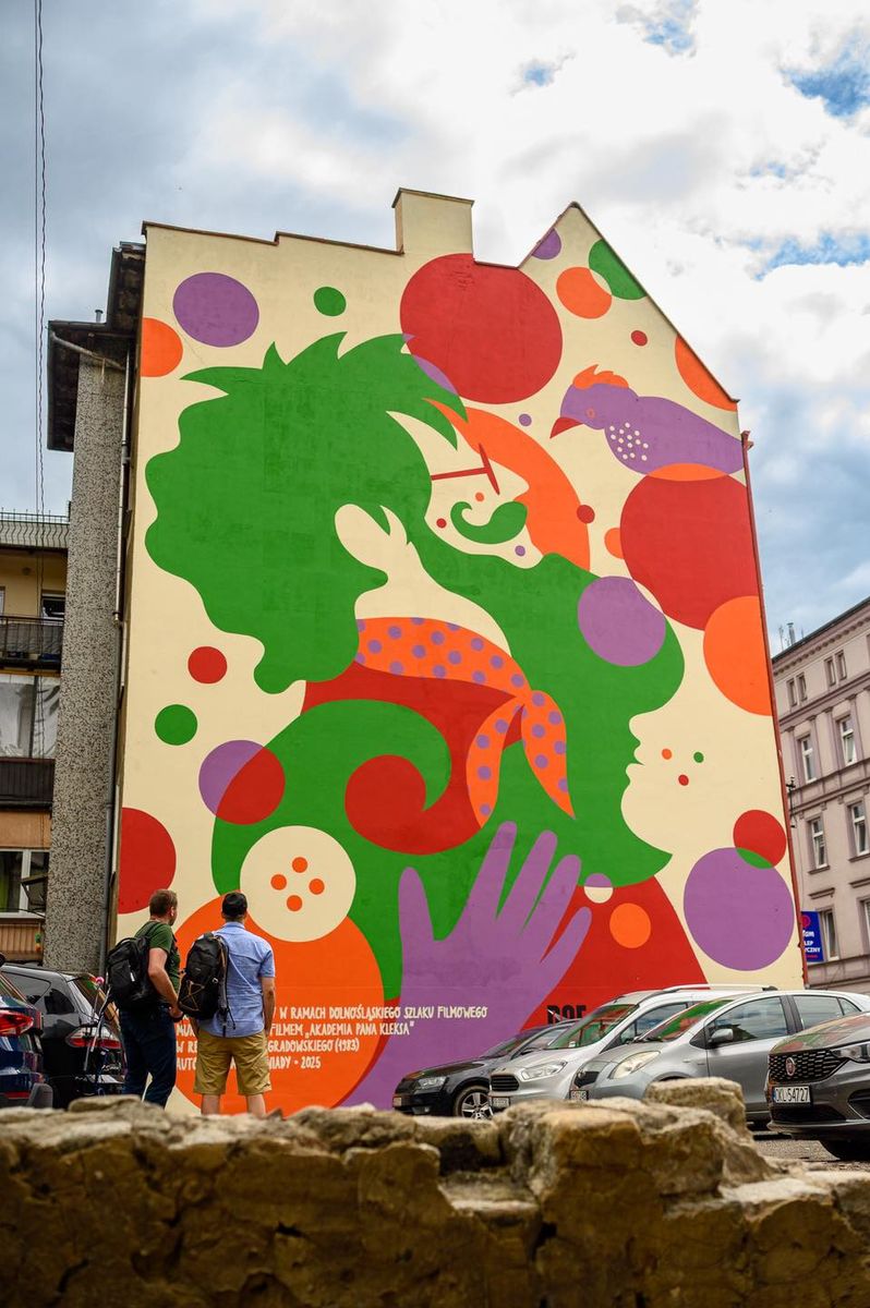 Wałbrzych: Pierwszy mural już gotowy
