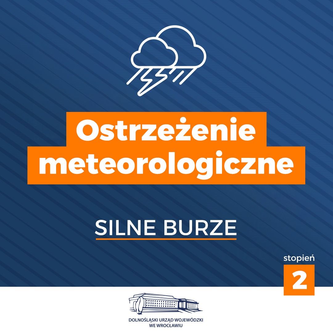 REGION: Ostrzeżenie przed burzami i gwałtownym wzrostem stanów wód