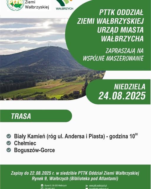 Wałbrzych/REGION: Maszeruj razem z PTTK