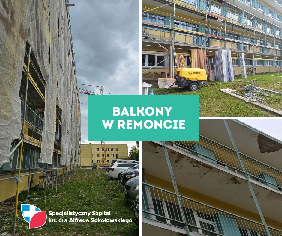 Wałbrzych: Balkony w remoncie