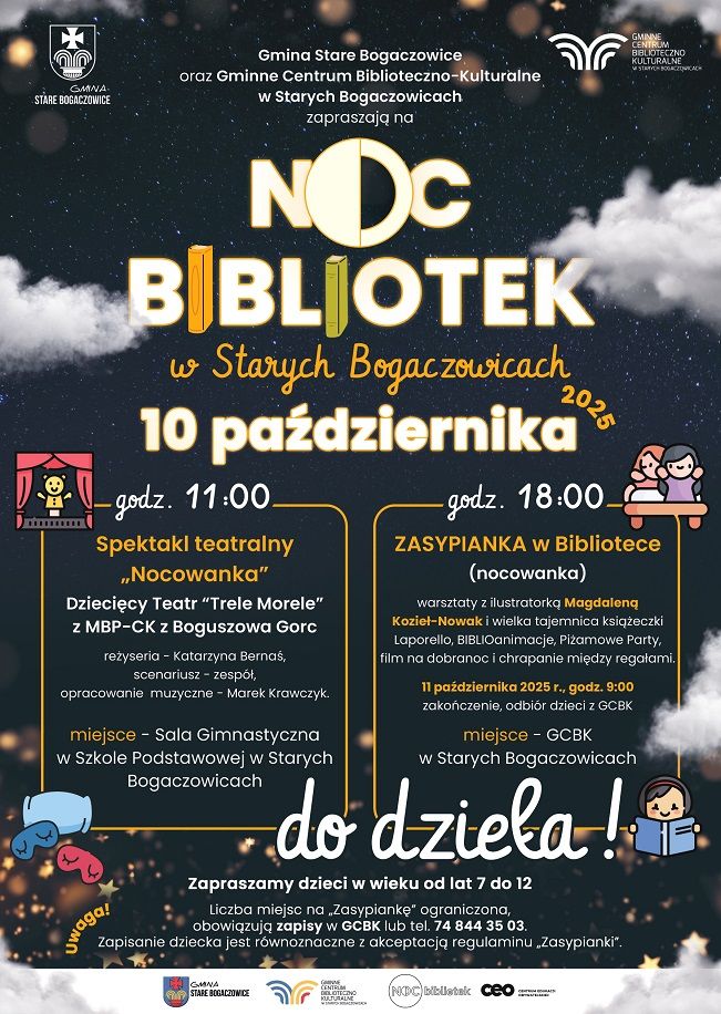REGION, Stare Bogaczowice: Noc Bibliotek w Starych Bogaczowicach