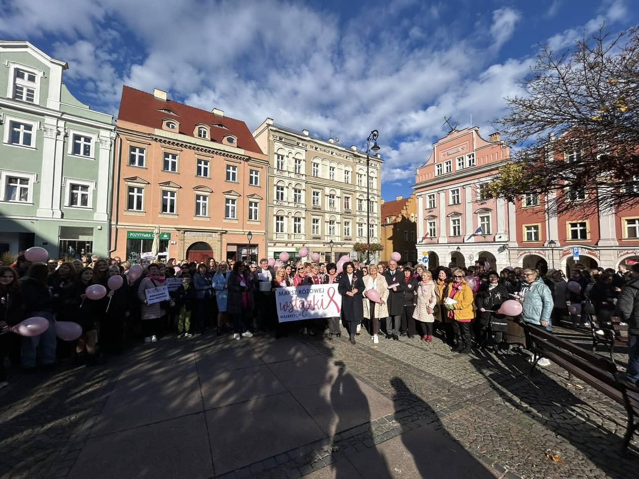 Wałbrzych: Przeszedł Marsz Różowej Wstążki