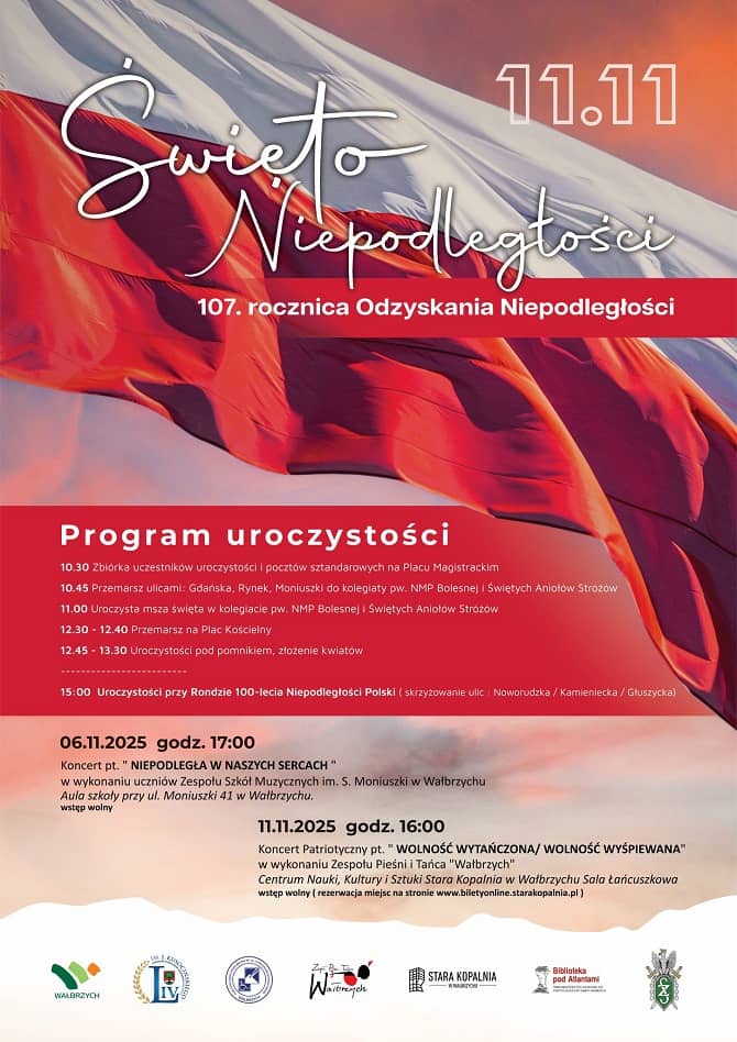 Wałbrzych: Święto Niepodległości w Wałbrzychu