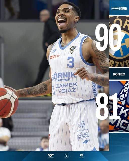 Wałbrzych: Smith, Cabbil i Jogela poprowadzili do wygranej