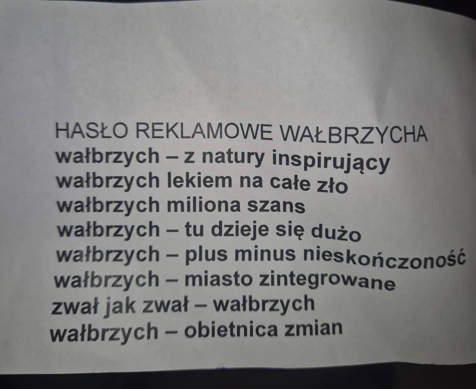 Wałbrzych: Zakończył się projekt Wałbrzych – Naprzód!!!