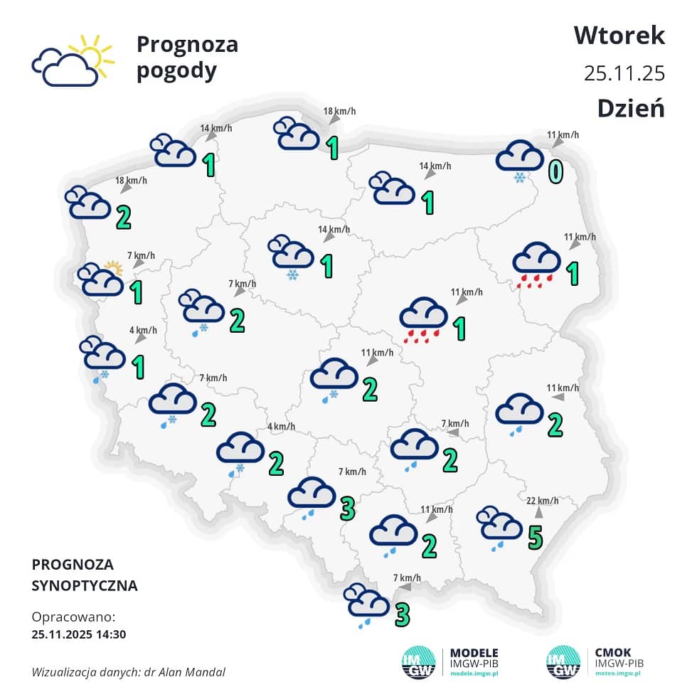 REGION: Nadciąga zima – obfite opady śniegu